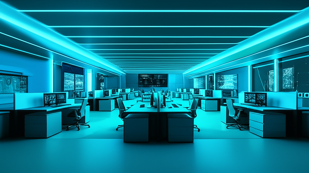Modern tech office background